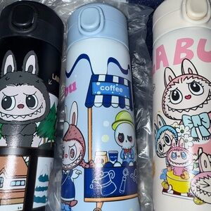 LA BUBU BLUE NEW IN BOX Cute Character Thermos Bottles